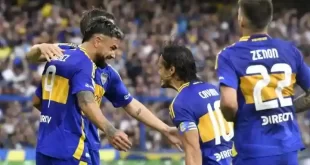 Boca goleó a Defensa y lidera en su zona