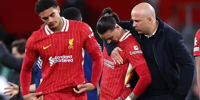 Liverpool quedó afuera de la Champions frente a su público ante PSG