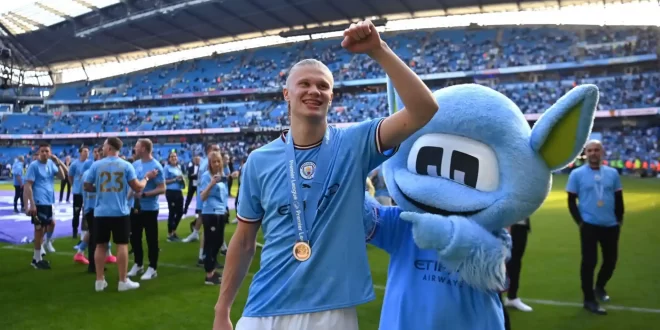 Haaland fue denunciado penalmente por la mascota del City