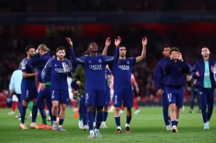 PSG le ganó al Arsenal en Inglaterra