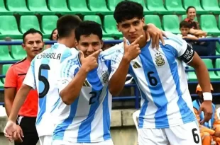Argentina 5-0 Perú en Sub 17