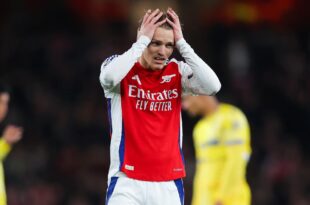 Arsenal tropezó y Liverpool se siente campeón inglés