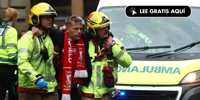 Hinchas de Liverpool atropellados por un conductor que provocó un desastre