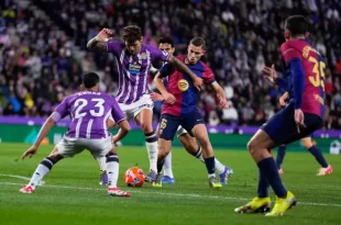 Barcelona plagado de suplentes remonta al Valladolid y marcha a pasito de campeón en La Liga