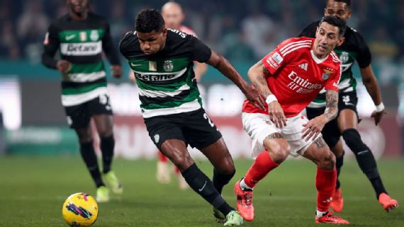 Sporting empató con Benfica y se acerca al título portugués