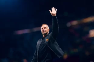 Hansi Flick hace historia ahora en el fútbol español con Barcelona