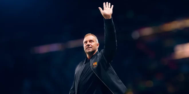Hansi Flick hace historia ahora en el fútbol español con Barcelona