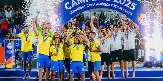 Brasil campeón del mundial de fútbol playa