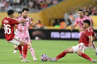 Al Ahly le dio una lección de fútbol ofensivo al Inter Miami