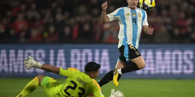 Argentina le ganó por la mínima a Chile en Santiago y dejó a la Roja casi afuera del Mundial 2026