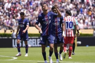 PSG hizo 4-0 al Atlético Madrid
