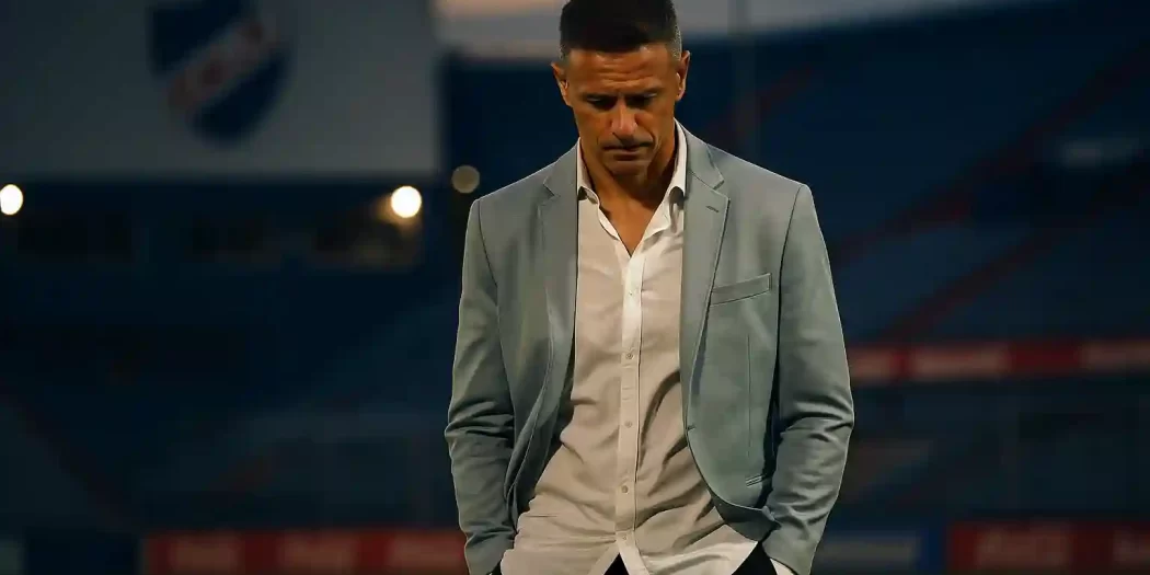 Pablo Peirano despedido como entrenador de Nacional de Montevideo en octubre 2025 con el equipo líder de la Tabla Anual