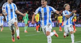 Argentina celebra pase a la final del Mundial Sub 20 Chile 2025