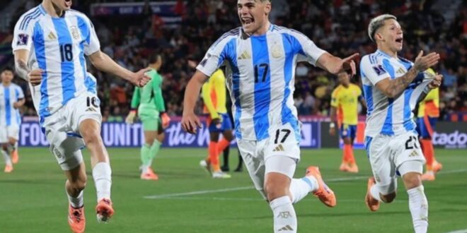 Argentina celebra pase a la final del Mundial Sub 20 Chile 2025