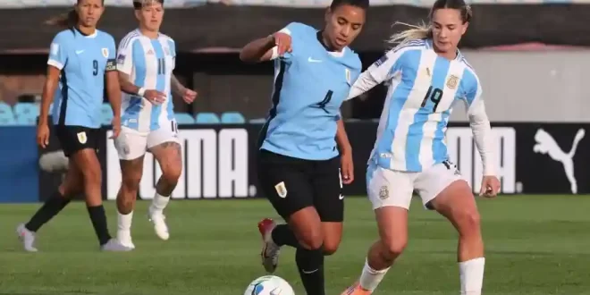 Uruguay vs Argentina femenino, empate 2-2, fecha 2 Liga de Naciones Sudamérica 2025