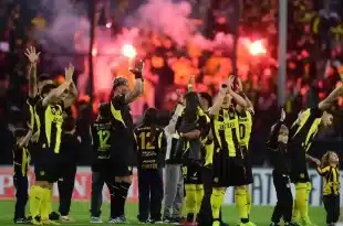 Peñarol campeón Clausura 2025 celebrando el título