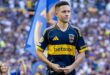 Ander Herrera celebra tras provocar el penal clave en la victoria de Boca Juniors ante Estudiantes en La Plata